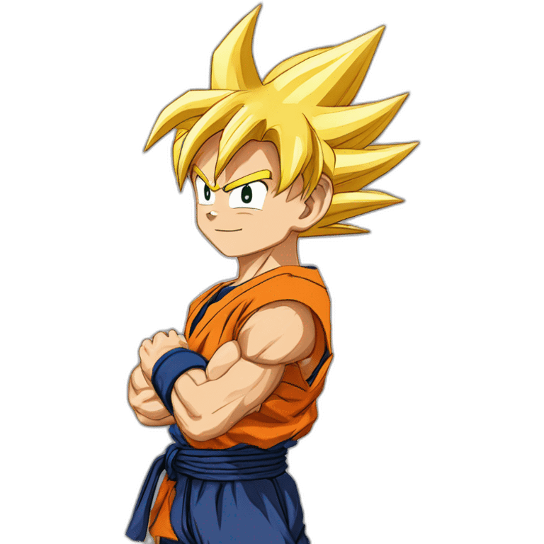 Son goku super sayen 1 emoji