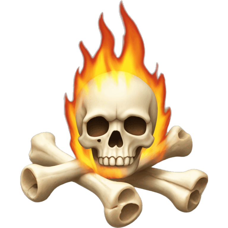 Bone fire  emoji