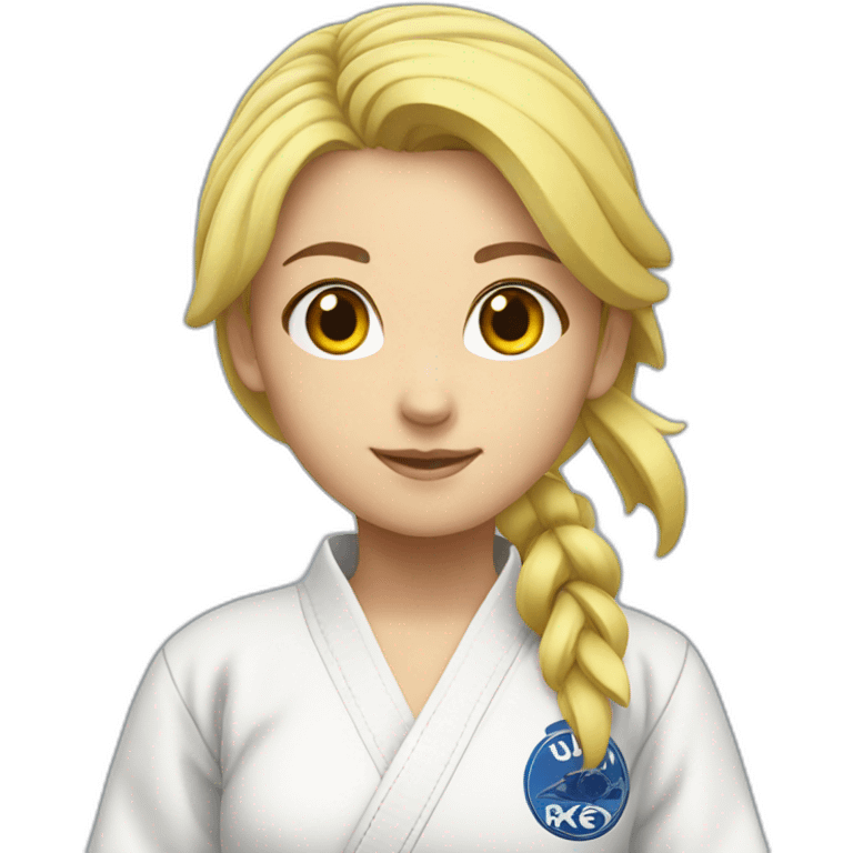 judoka-girl-blond emoji