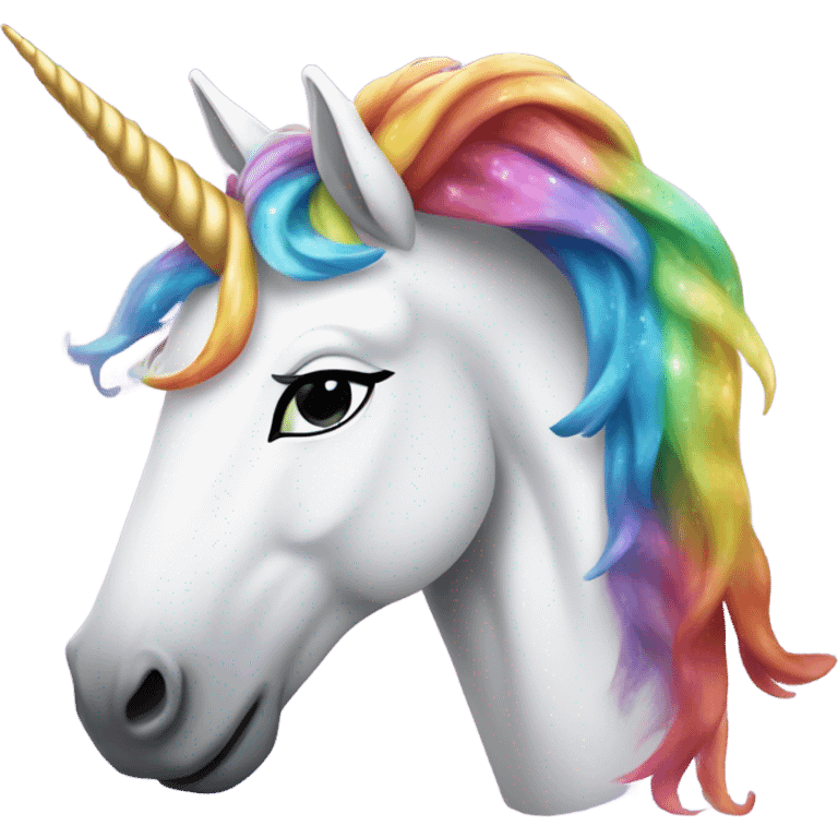 Rainbow unicorn  emoji