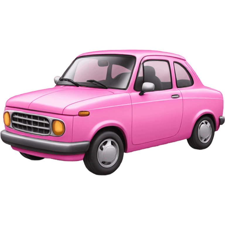 Pink car emoji