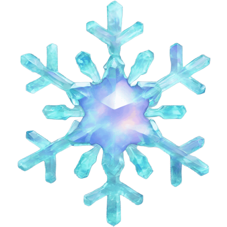 opal crystal gemstone snowflake  emoji