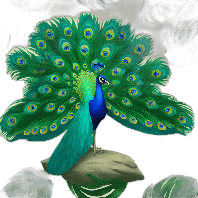 Peacock emoji