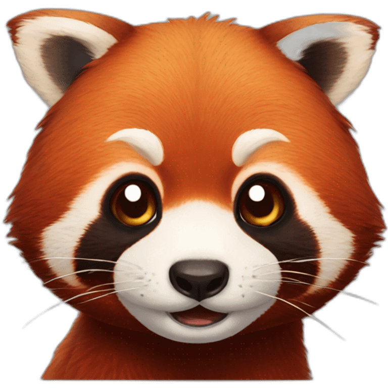 red panda is crying emoji