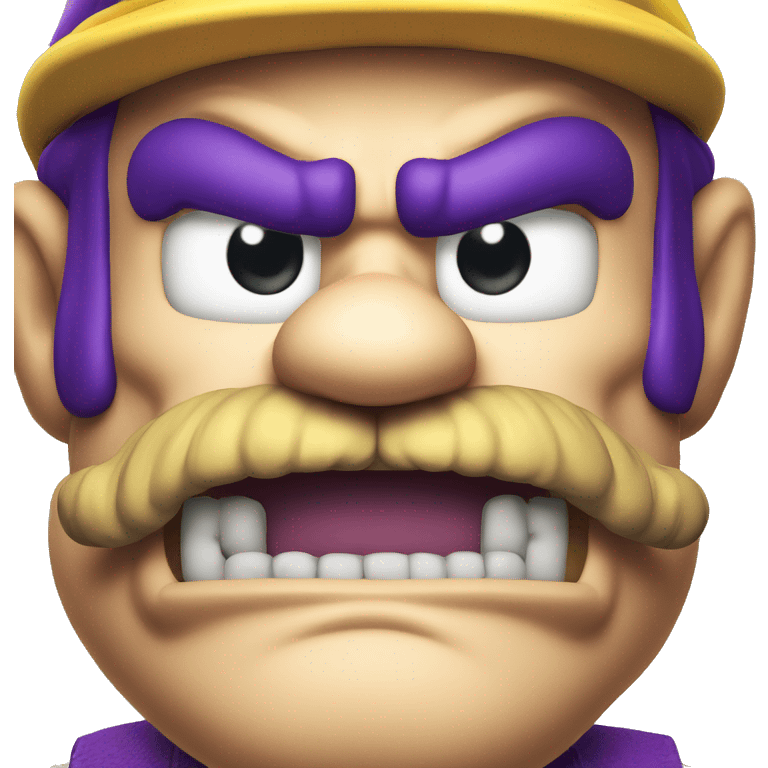 Wario close-up emoji