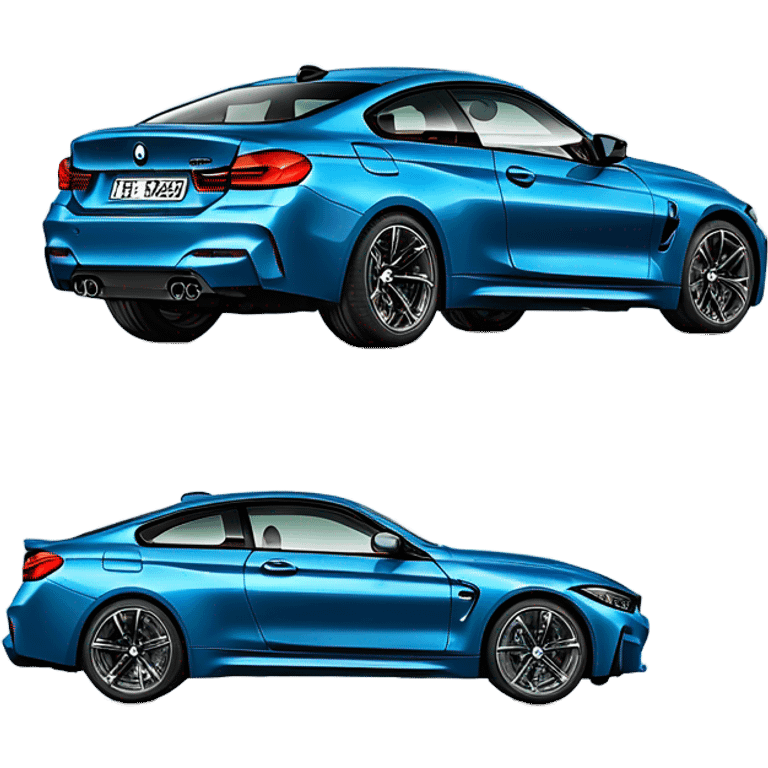 2020 BMW M430i G22 in arctic racing blue colour with the numberplate ‘CRYPTK’ emoji