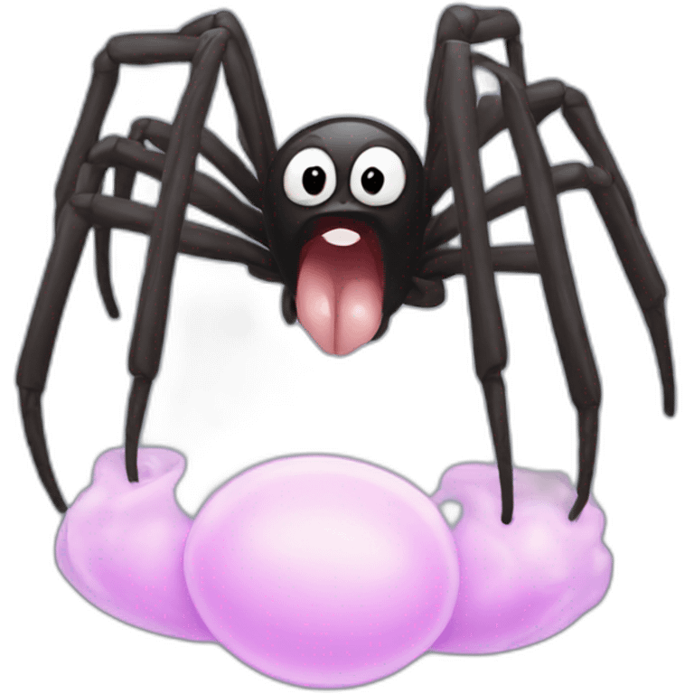 Pregnant spider emoji