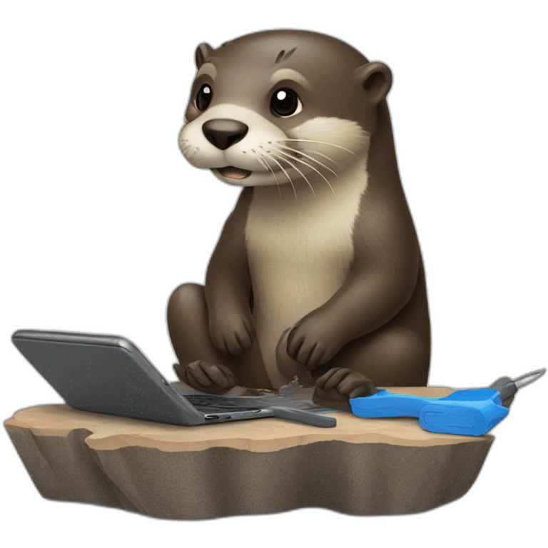 otter repairs iPhone emoji