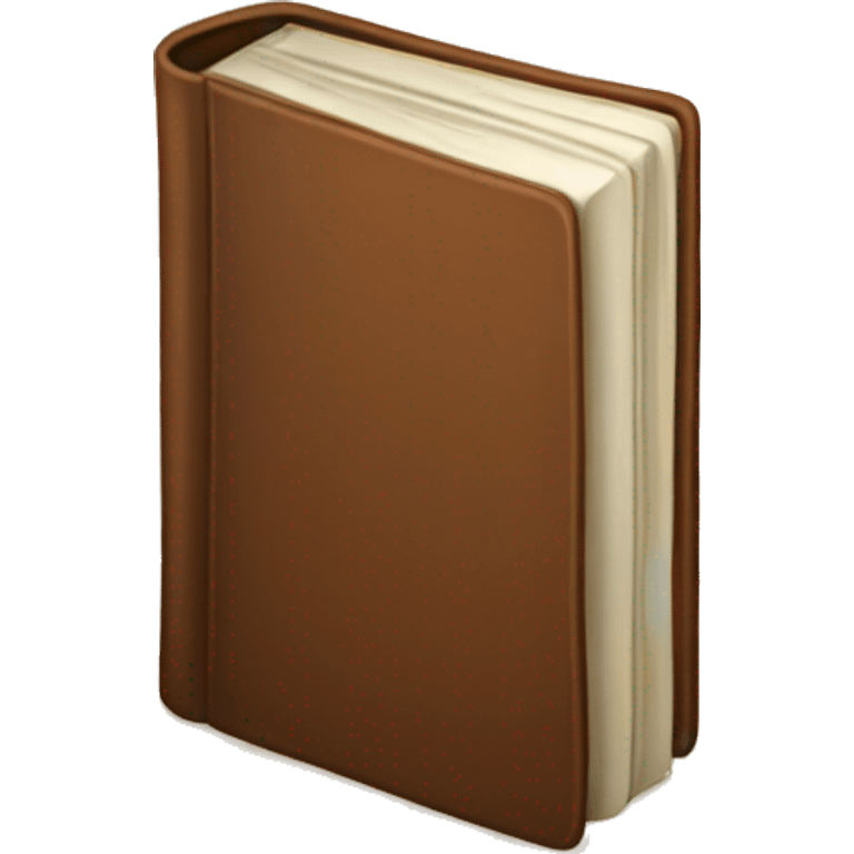 Brown book emoji