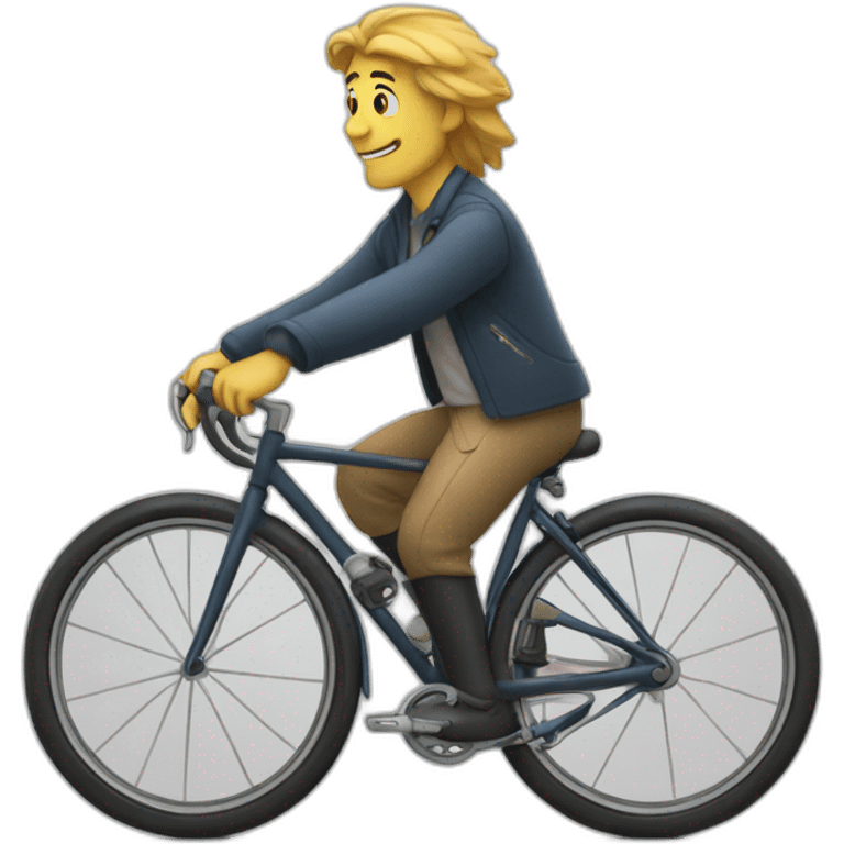 Zemour sur un velo emoji