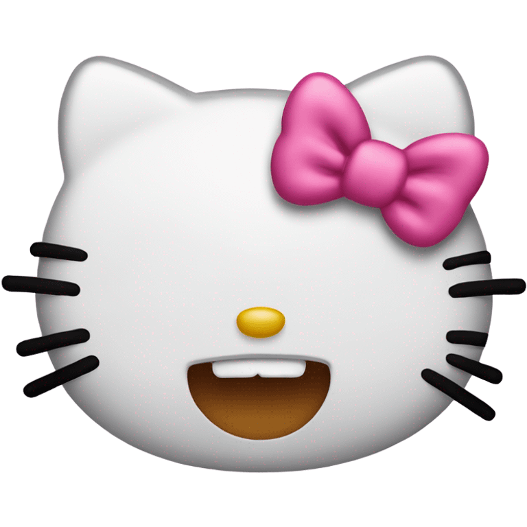 hello kitty kissy face emoji