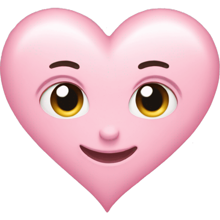 light pink heart  emoji