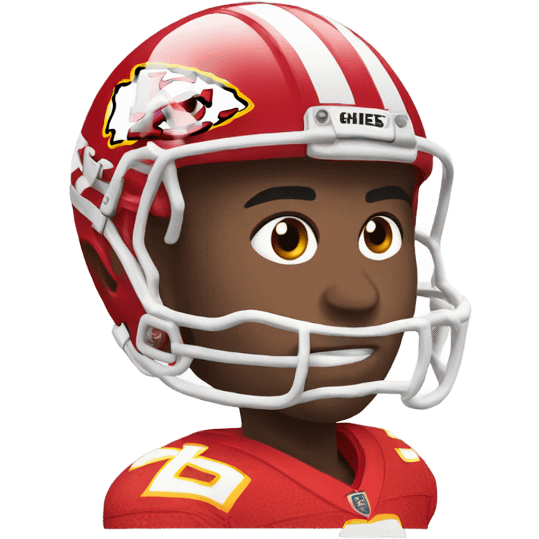 Josh in Chiefs jersey emoji