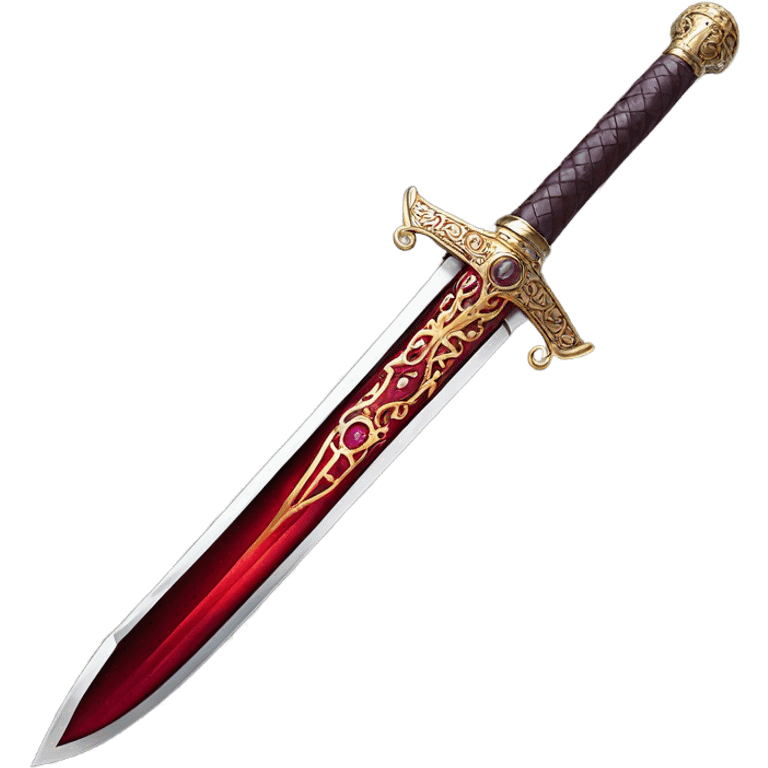 Ruby sword emoji