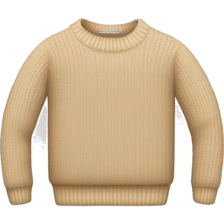 Beige sweater  emoji