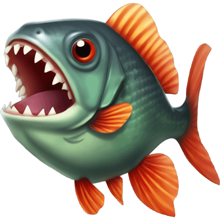 Piranha emoji