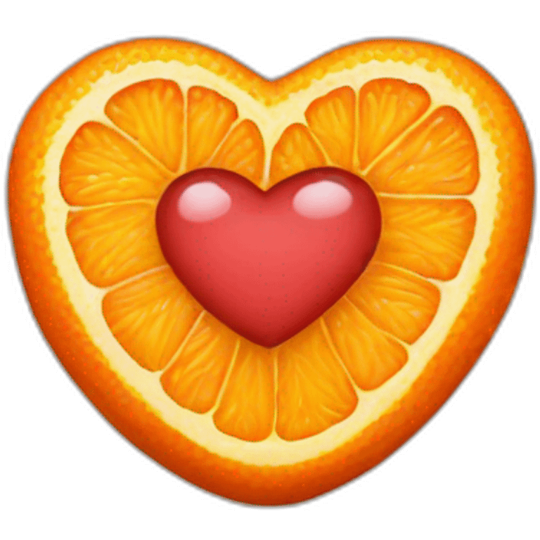 orange ring and Heart emoji