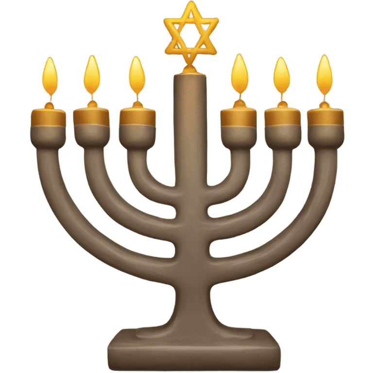 Big menorah  emoji