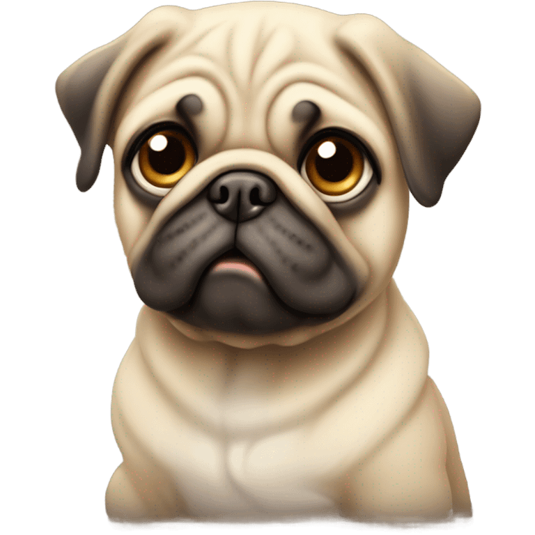 cute pug emoji