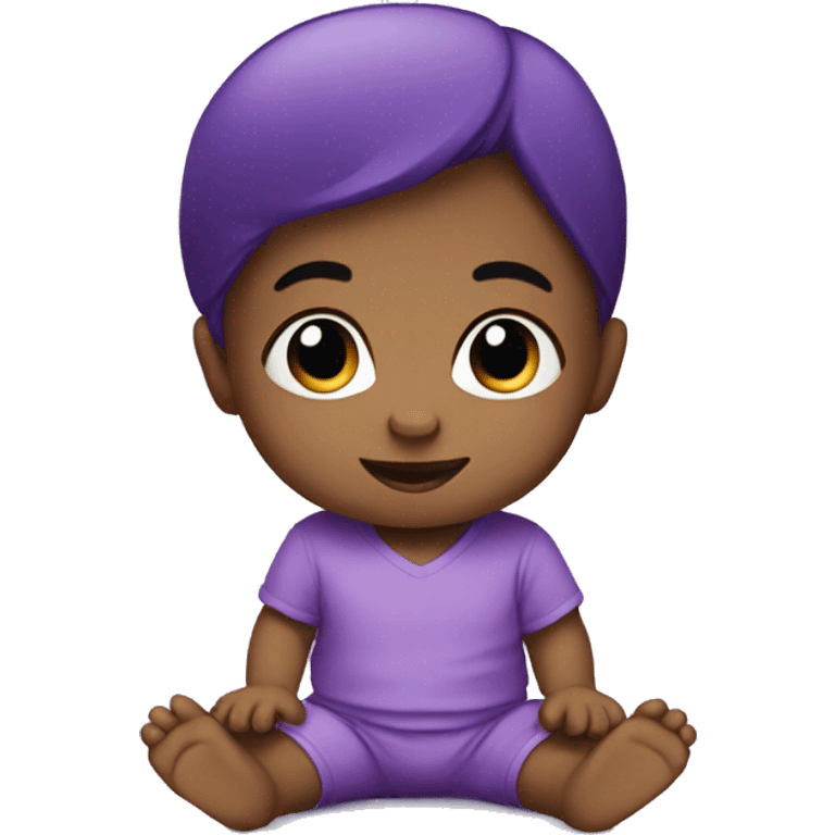 purple baby emoji