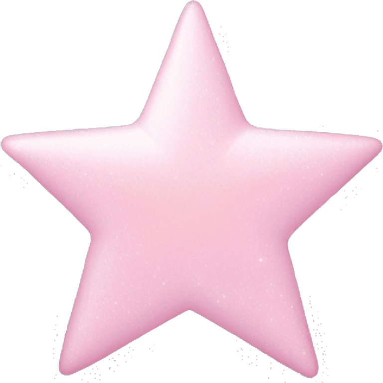 pale pink star sparkle emoji