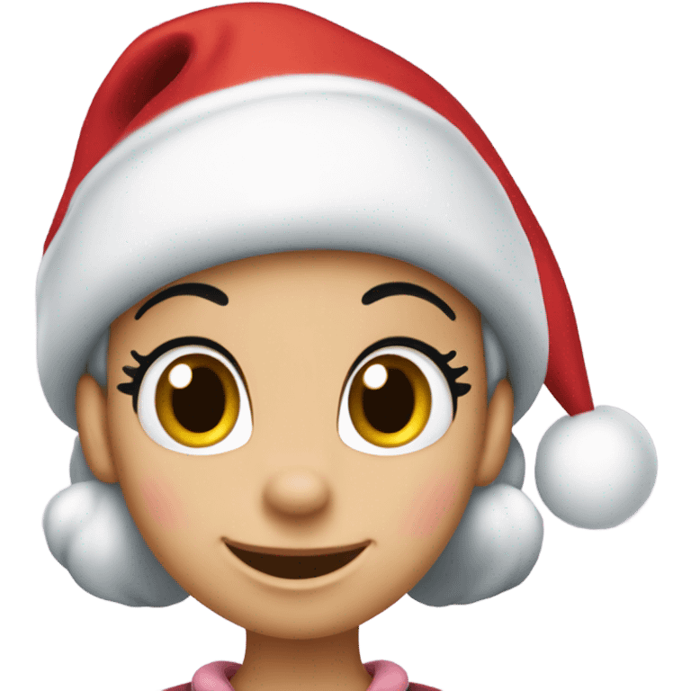 Christmas Minnie Mouse  emoji