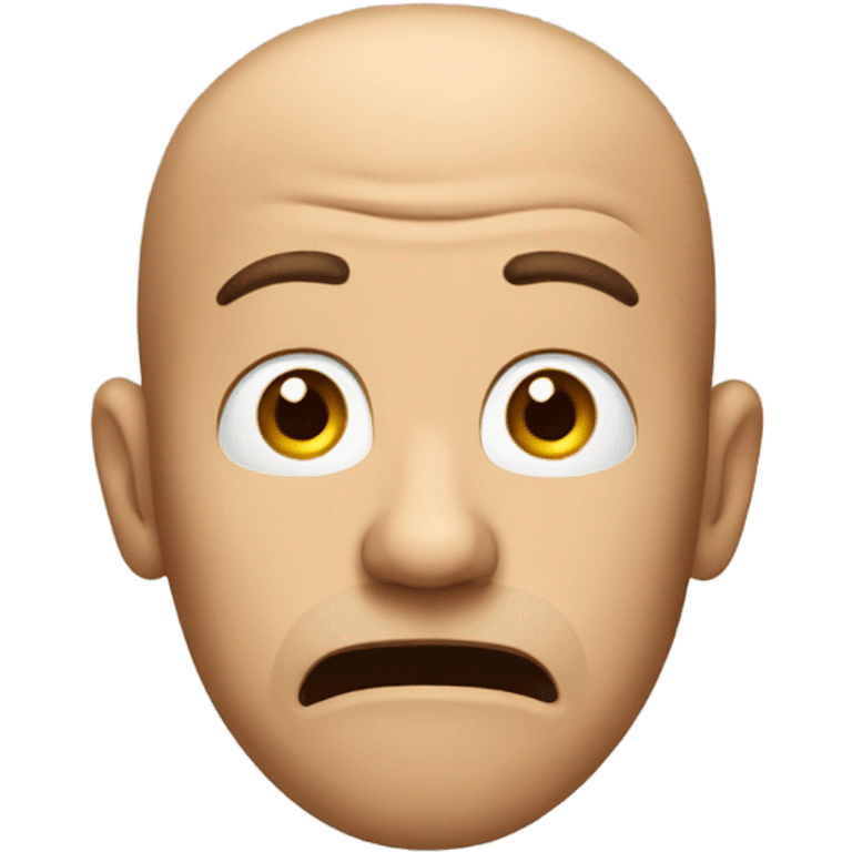 Man looking surprised  emoji