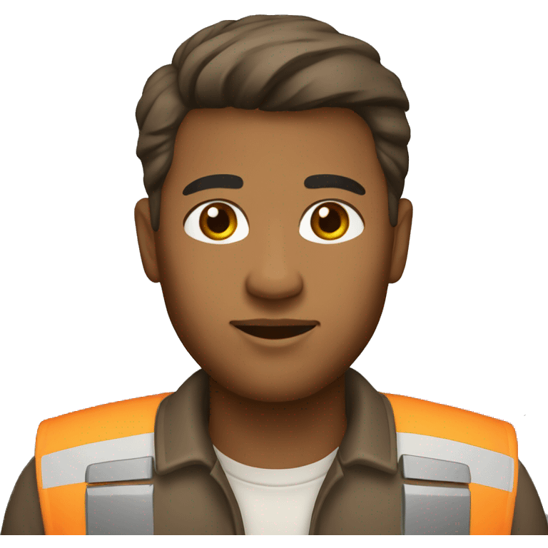 truck driver light brown skin emoji