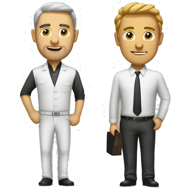 boss and employee emoji