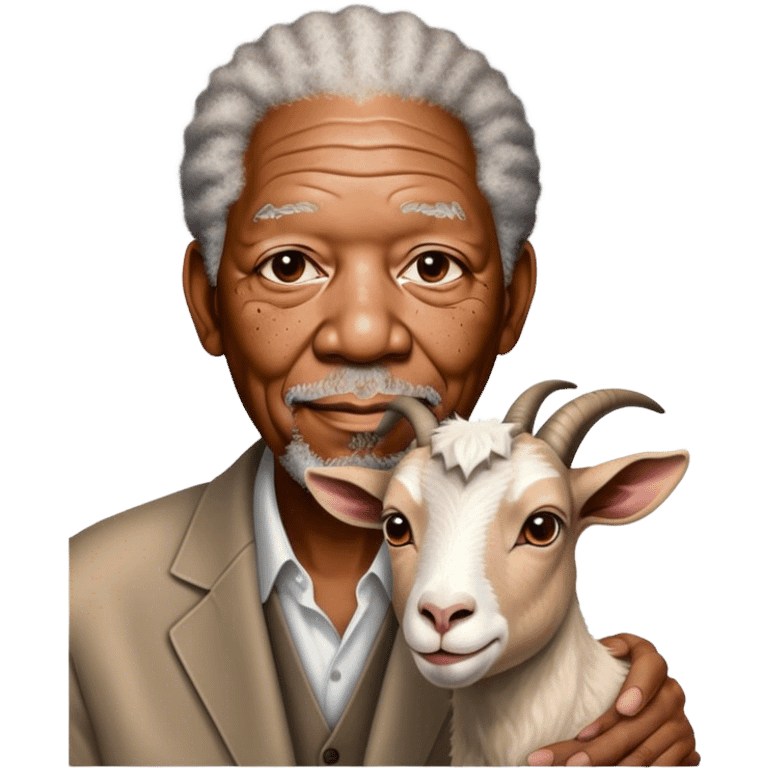 Morgan freeman goat emoji