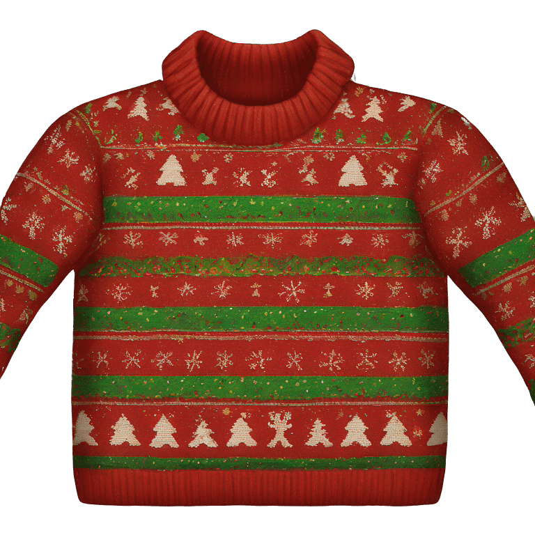 Christmas jumper emoji