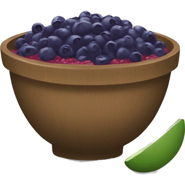 Açai bowl emoji