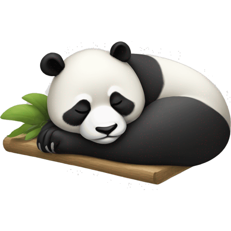 Sleeping panda emoji