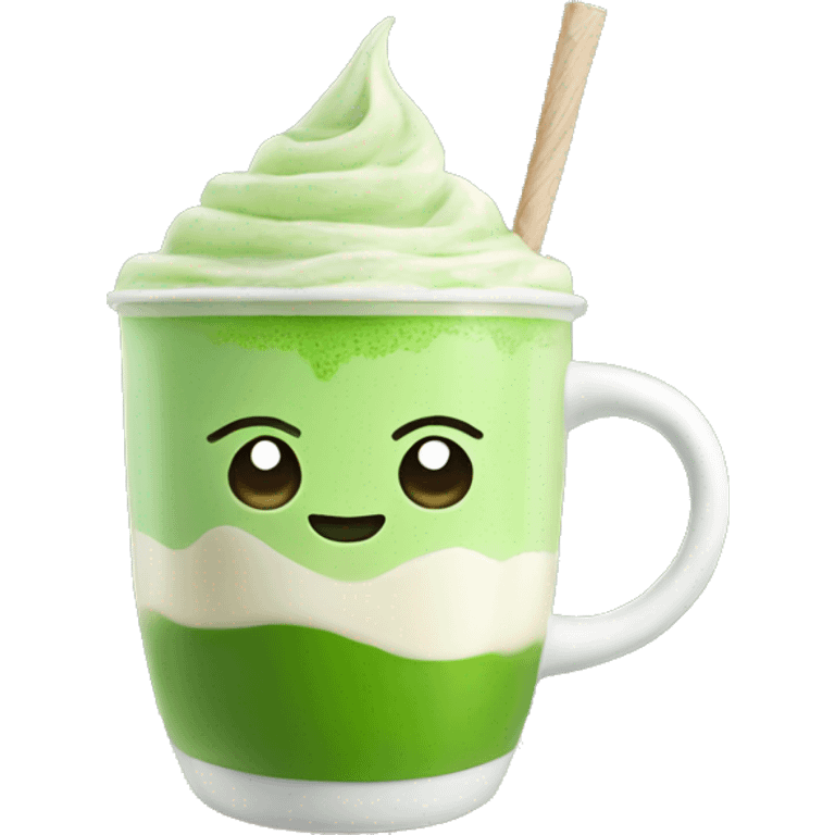 Matcha latte emoji