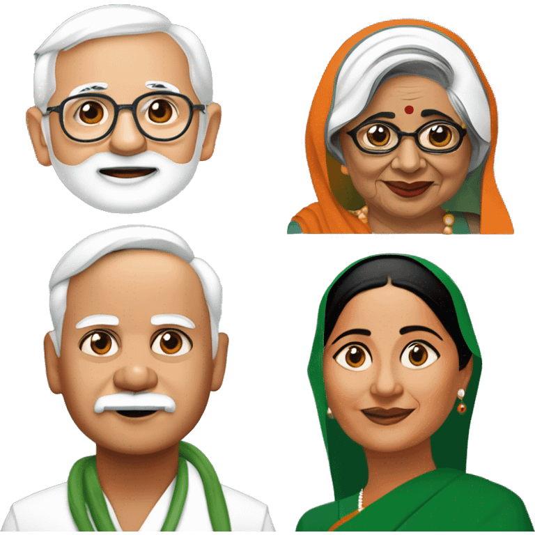 Narendra Modi and Mamata Banerjee and shek hasina emoji