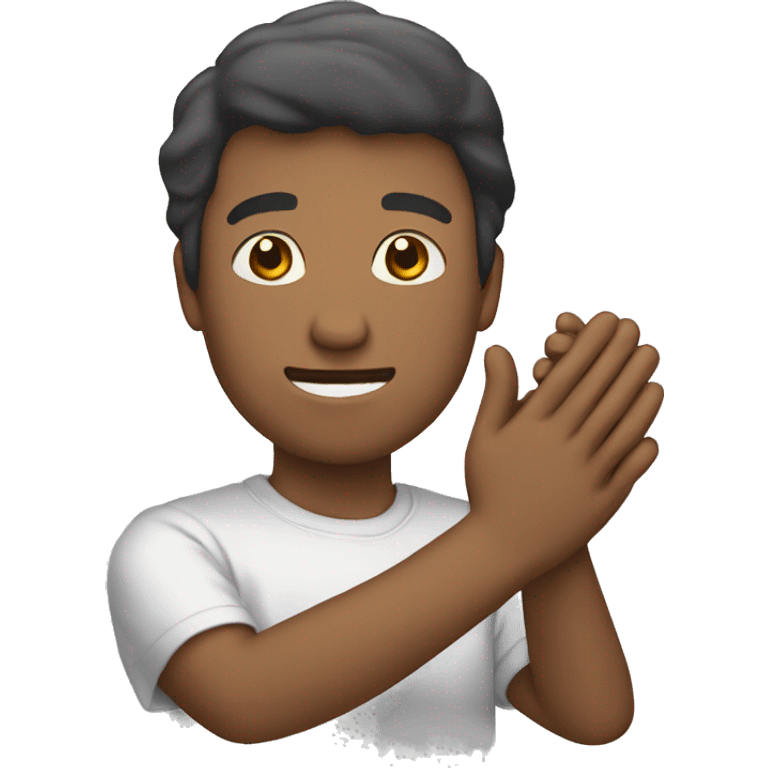 Personas estrechando sus manos emoji