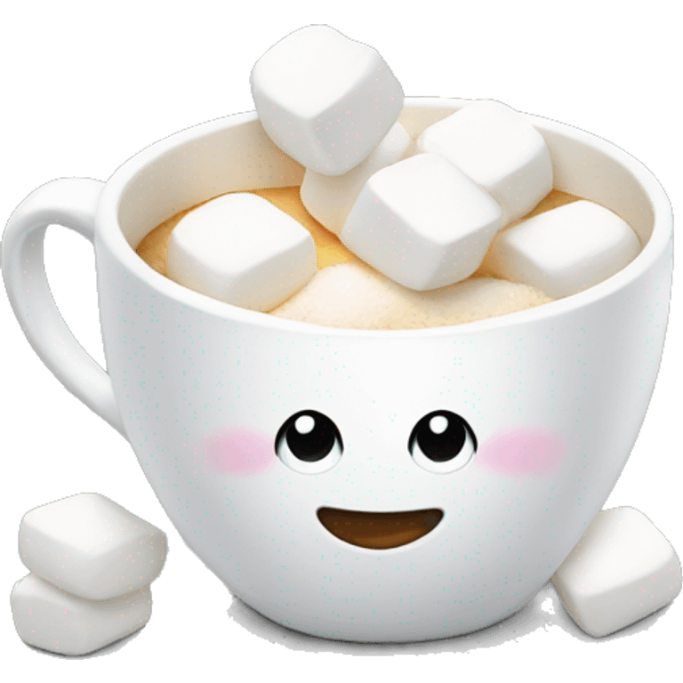 Cup of marshmallows  emoji