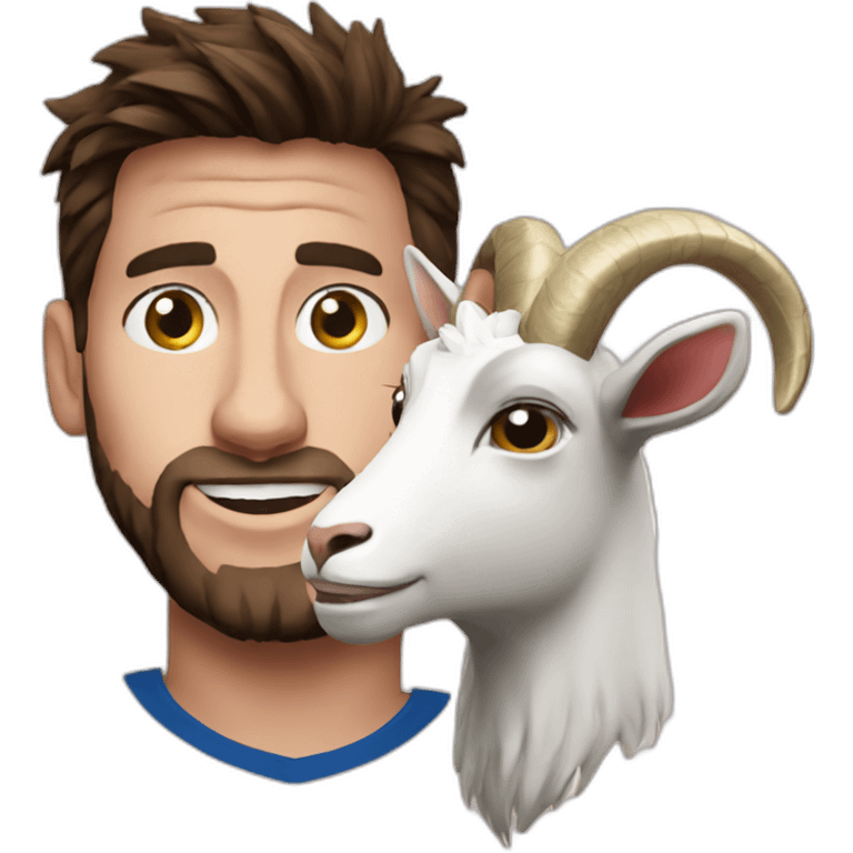 messi goat emoji