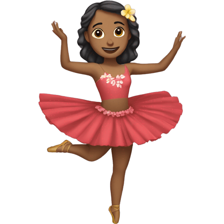 bailarina de hula emoji