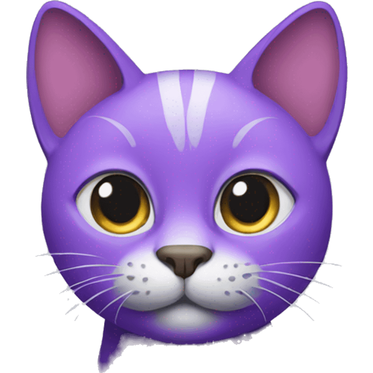 purple cat emoji