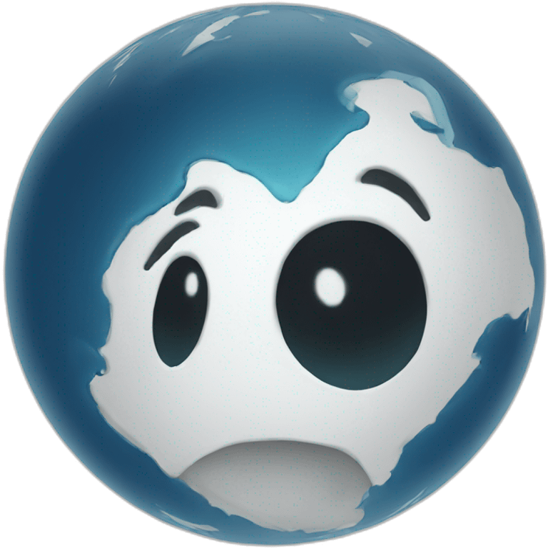 globe ghost emoji