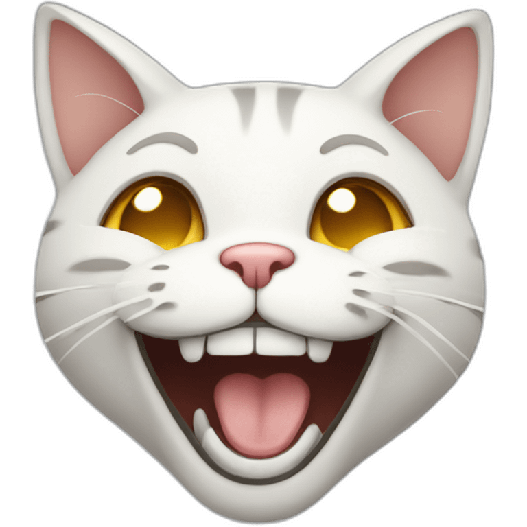 cat laughing emoji