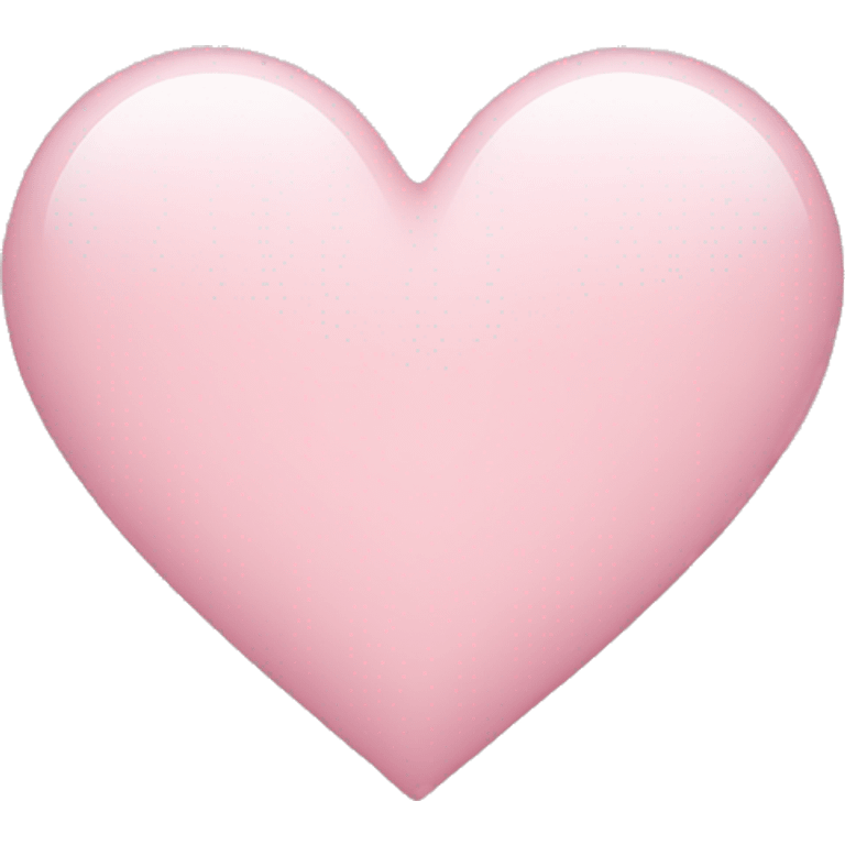 light pink heart  emoji