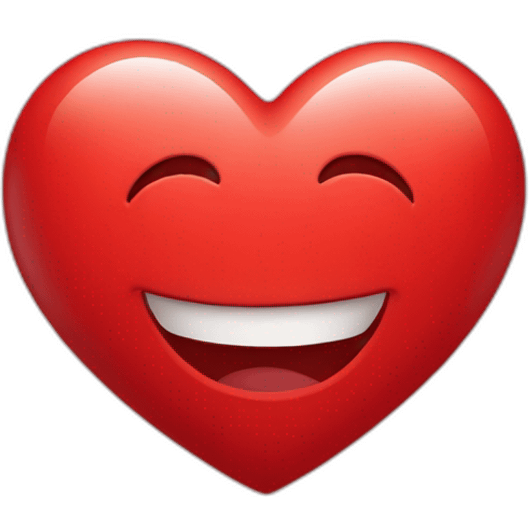 happy red heart emoji