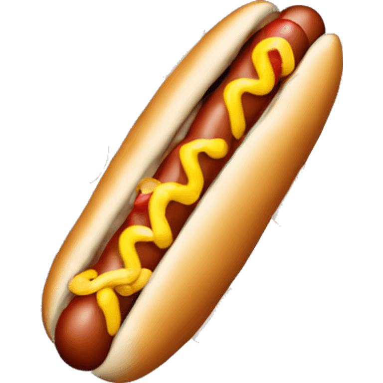 Hotdog with golfballs emoji