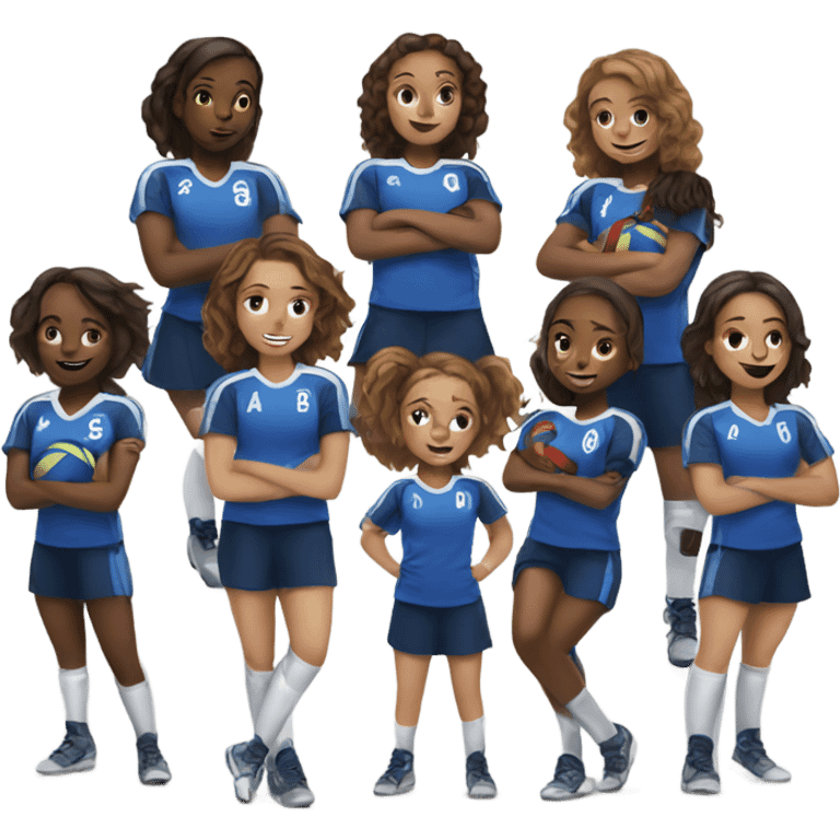 girls Handball team emoji