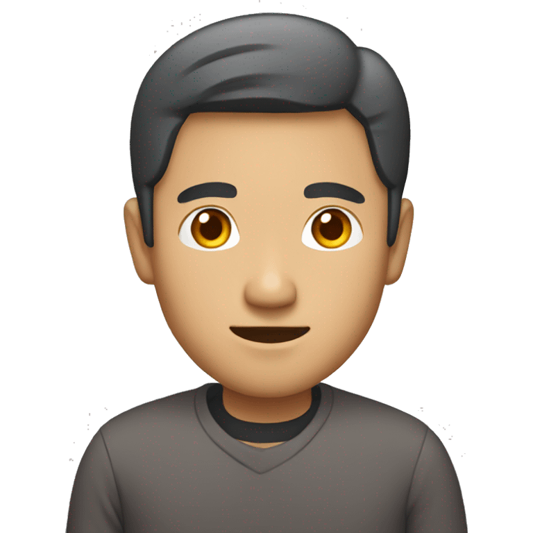 Asian man mid age emoji