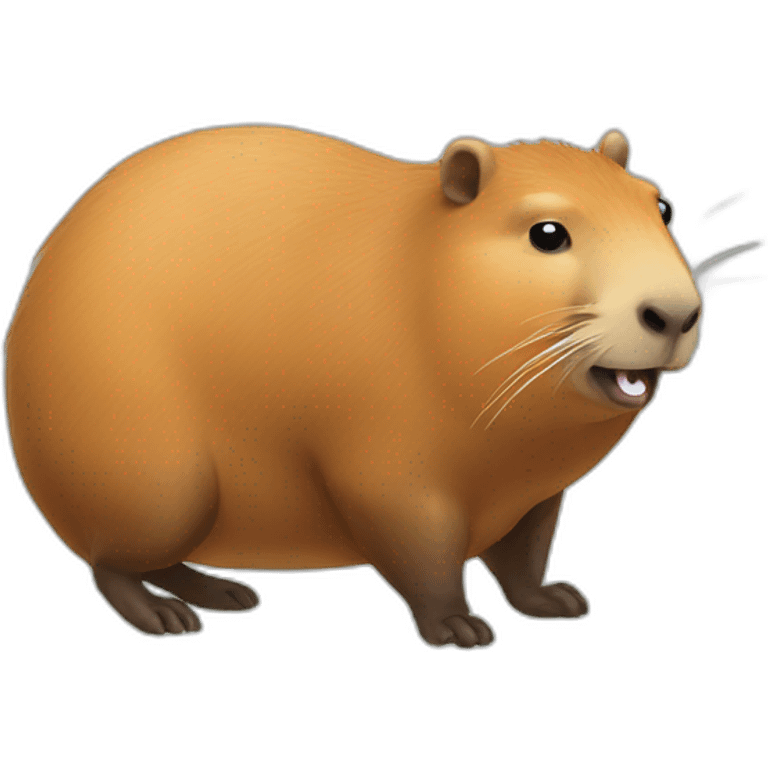 capybara farting emoji