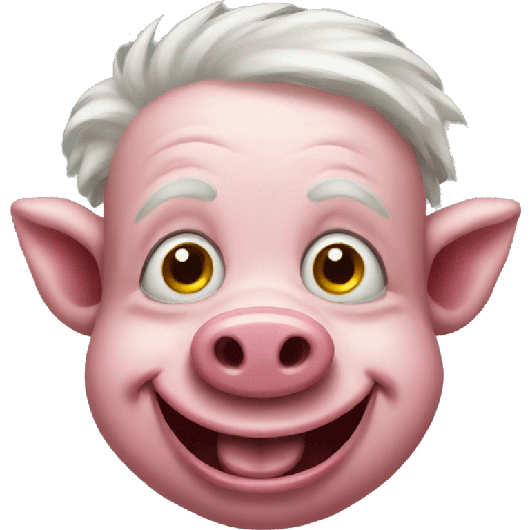 Pig clown  emoji