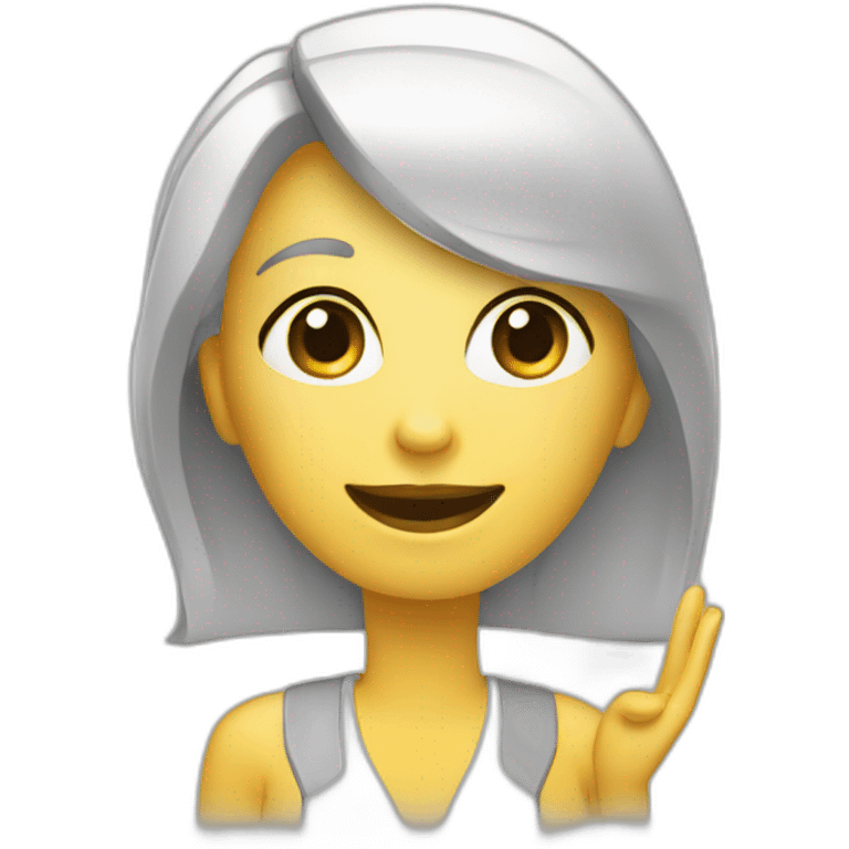 virtual assistant salute emoji